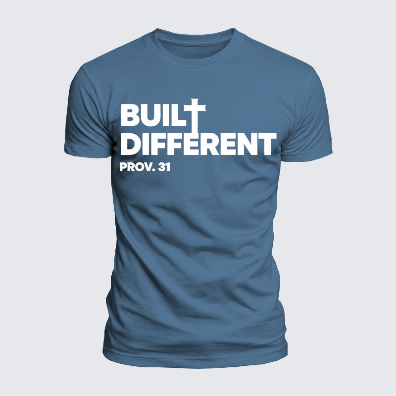 Luxe Mercerized Cotton Tee - Built Different Prov 31