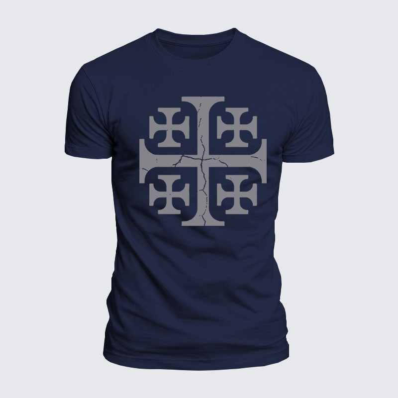 Luxe Mercerized Cotton Tee - Deus Vult