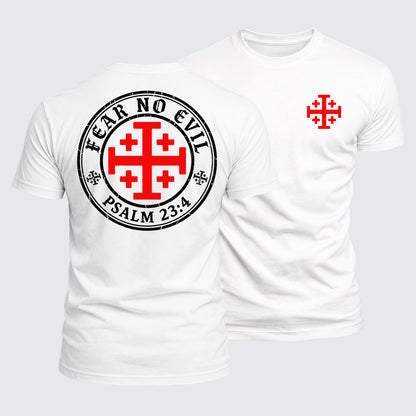 Luxe Mercerized Cotton Tee - Fear No Evil