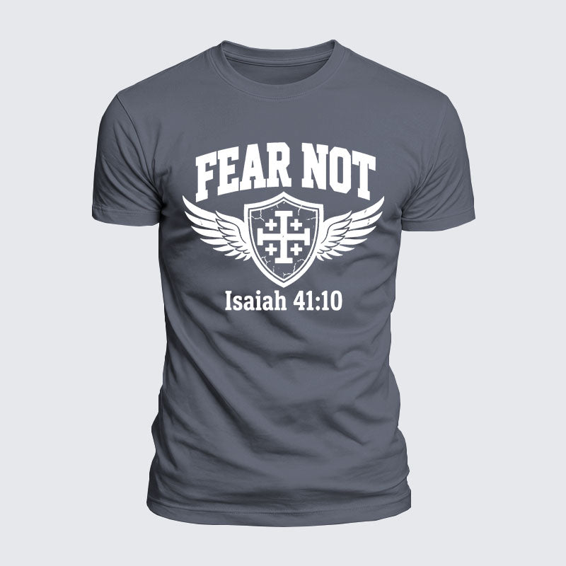 Luxe Mercerized Cotton Tee - Fear Not Isaiah 41:10