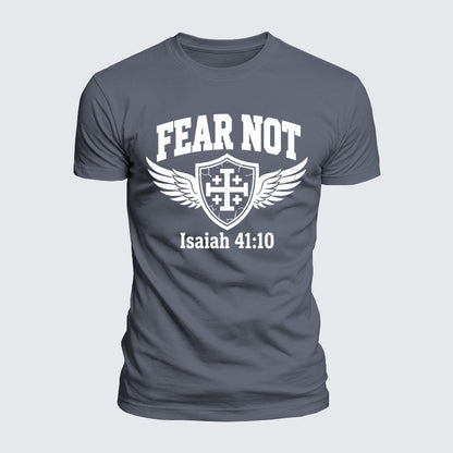 Luxe Mercerized Cotton Tee - Fear Not Isaiah 41:10