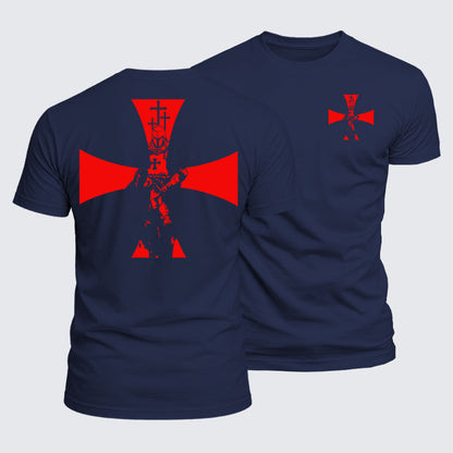 Luxe Mercerized Cotton Tee - Knight Templar Cross