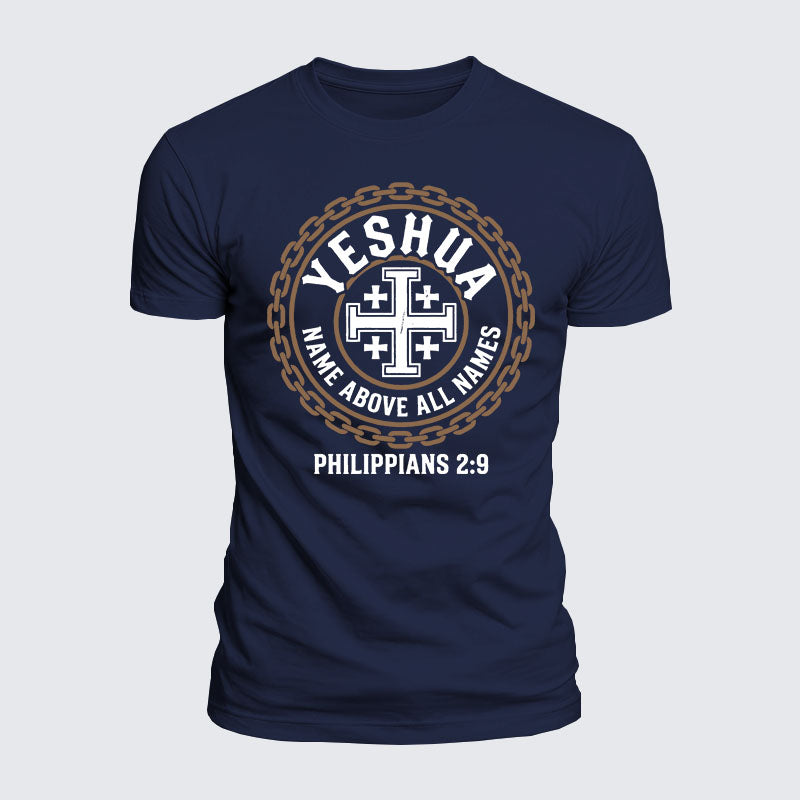 Luxe Mercerized Cotton Tee -  Yeshua Name Above All Names