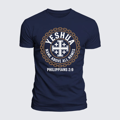 Luxe Mercerized Cotton Tee -  Yeshua Name Above All Names