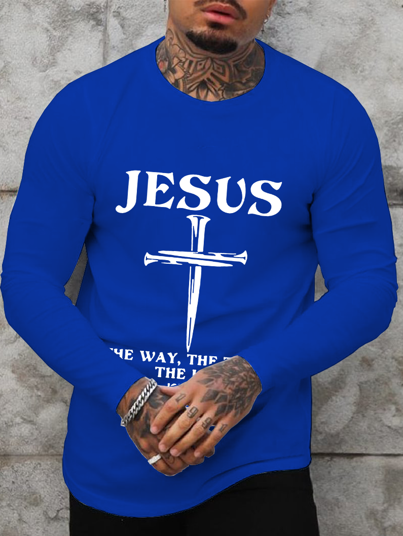 Jesus The Way The Truth The Life Long Sleeve T-Shirt