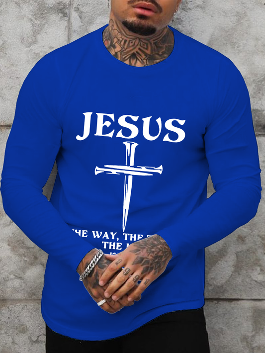 Jesus The Way The Truth The Life Long Sleeve T-Shirt