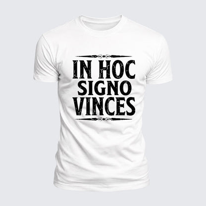 Luxe Mercerized Cotton Tee - In Hoc Signo Vinces