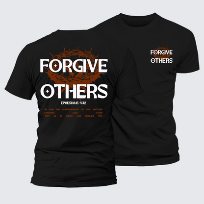 Luxe Mercerized Cotton Tee - Forgive Others