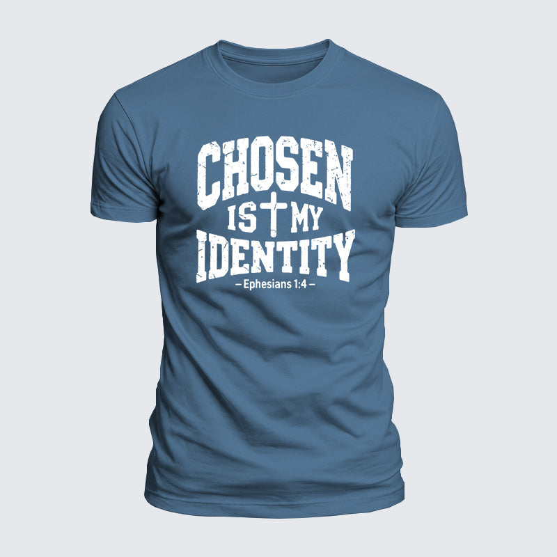 Luxe Mercerized Cotton Tee - Chosen Is My Identity