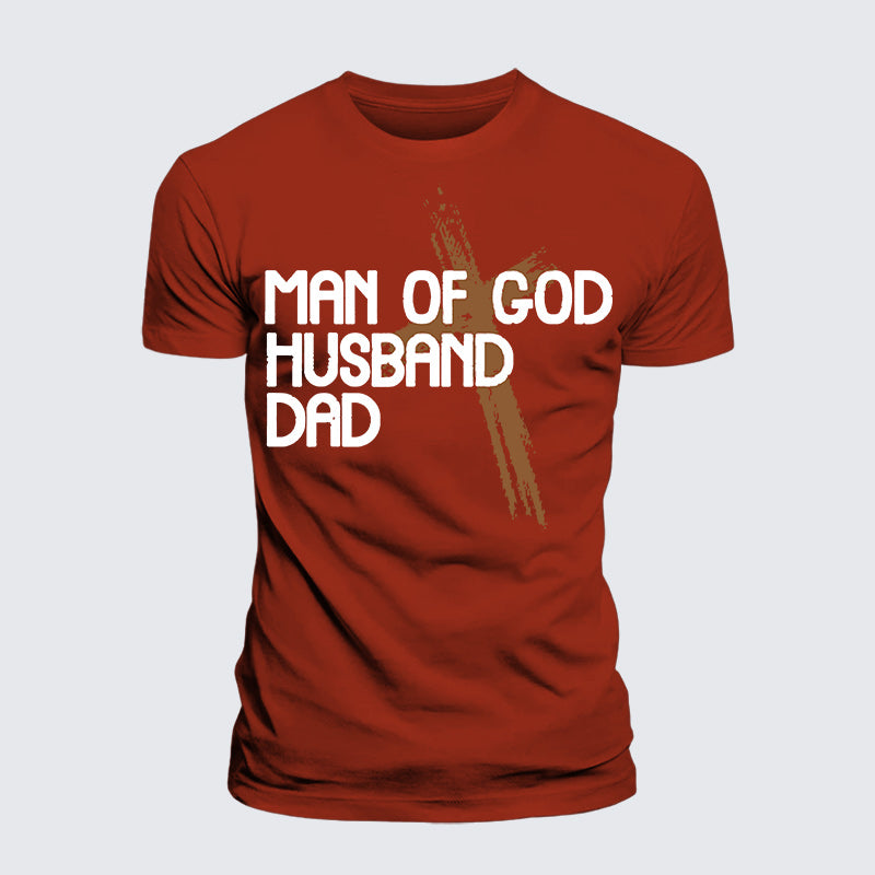Luxe Mercerized Cotton Tee - Man Of God Husband Dad