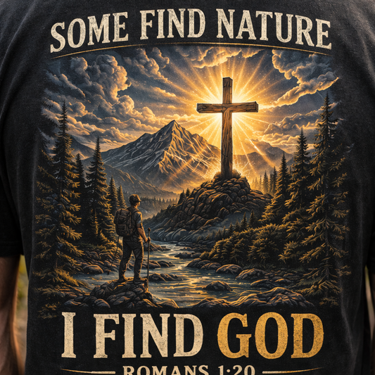 Some Find Nature I Find God T-Shirt