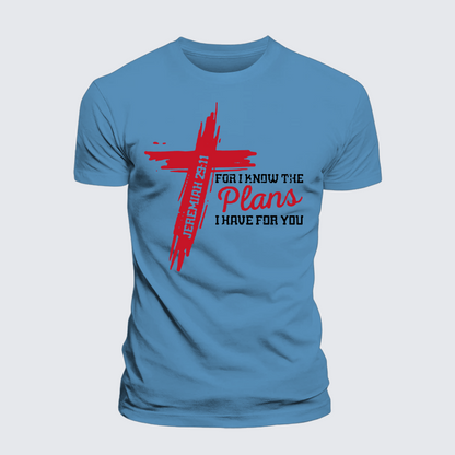Luxe Mercerized Cotton Tee - I Know The Plans I Have For You