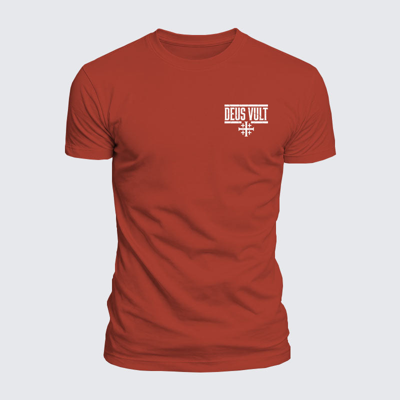 Luxe Mercerized Cotton Tee - Deus Vult