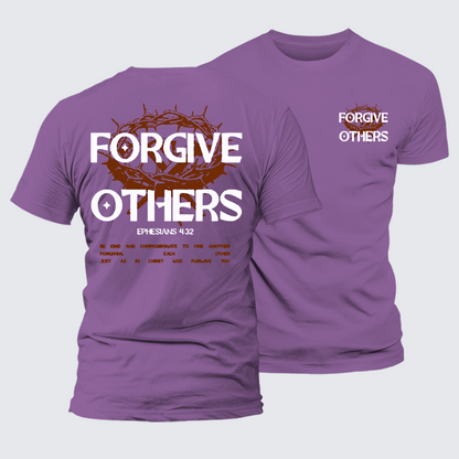 Luxe Mercerized Cotton Tee - Forgive Others