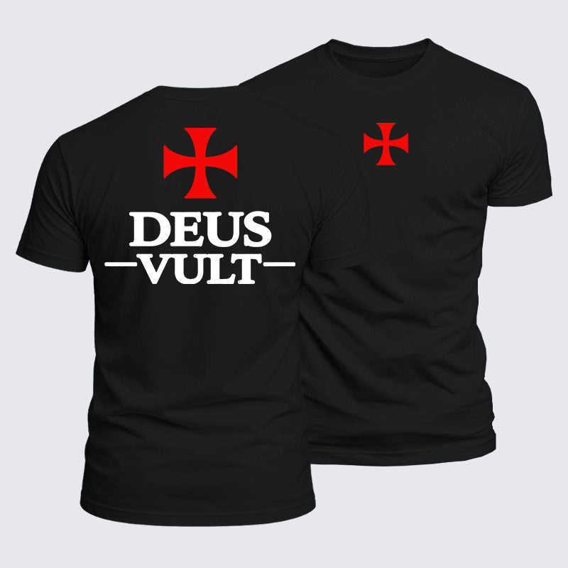 Luxe Mercerized Cotton Tee - Deus Vult