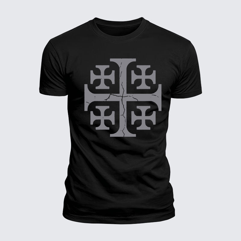 Luxe Mercerized Cotton Tee - Deus Vult