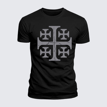 Luxe Mercerized Cotton Tee - Deus Vult
