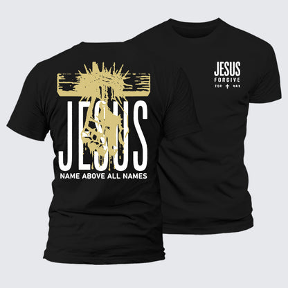 Luxe Mercerized Cotton Tee - Jesus Name Above All Names