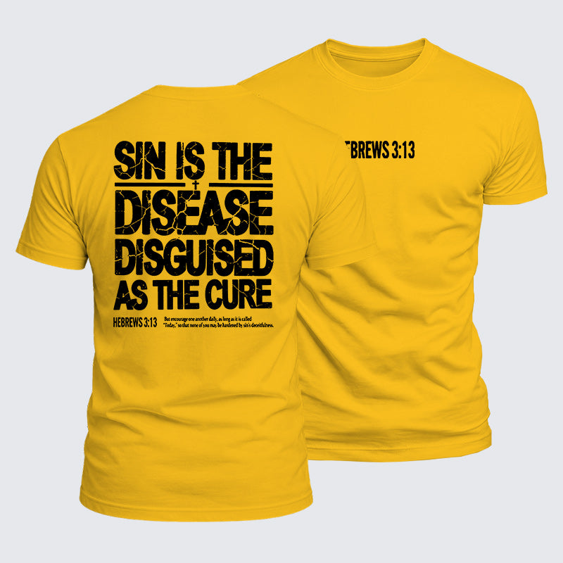 Luxe Mercerized Cotton Tee - Sin Is The Disease