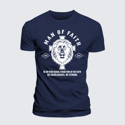 Luxe Mercerized Cotton Tee - Man Of Faith