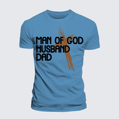 Luxe Mercerized Cotton Tee - Man Of God Husband Dad