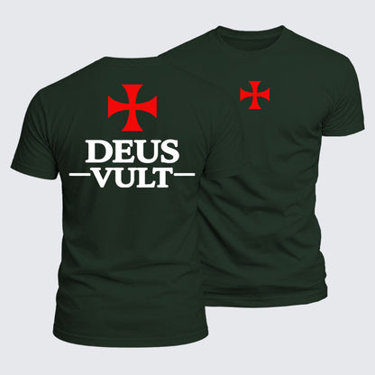 Luxe Mercerized Cotton Tee - Deus Vult