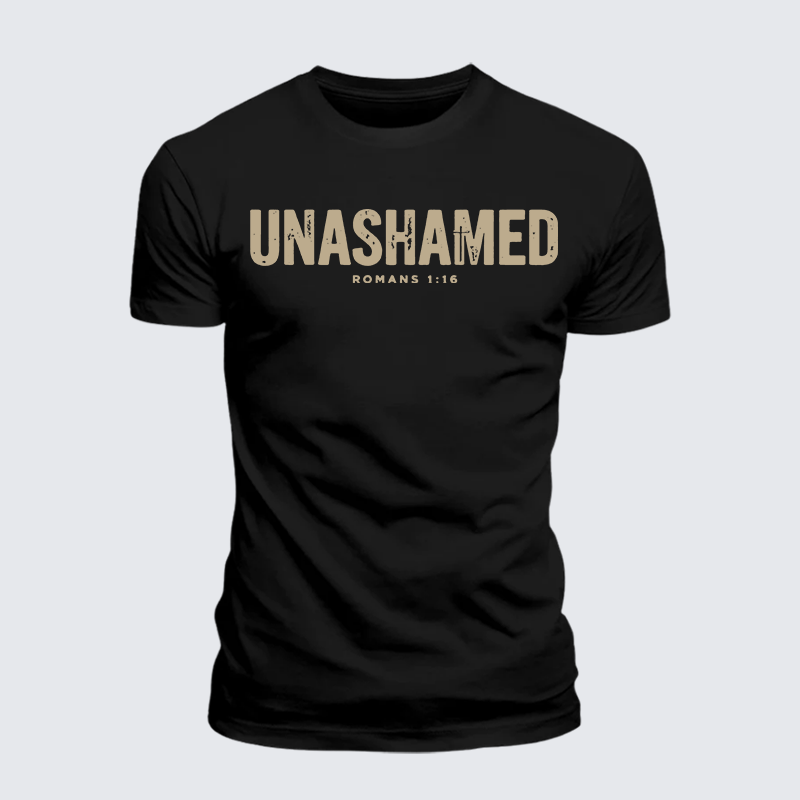 Luxe Mercerized Cotton Tee - UNASHAMED Romans 1:16