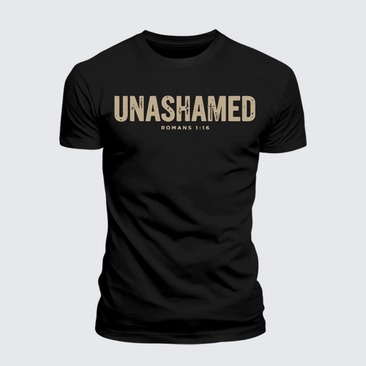 Luxe Mercerized Cotton Tee - UNASHAMED Romans 1:16