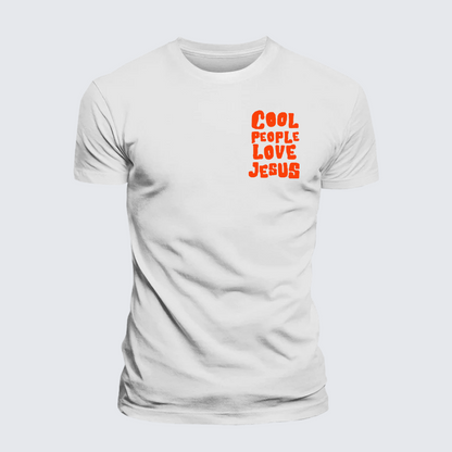 Luxe Mercerized Cotton Tee - Cool People Love Jesus