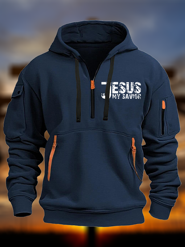 Jesus My Savior Jesus God Christian Zipper Hoodies