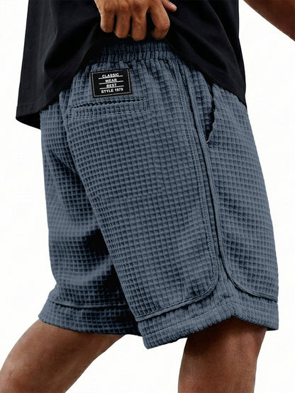 The Waffle Essential Shorts | Textured Relaxed Fit Leisurewear