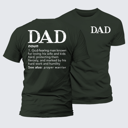 Luxe Mercerized Cotton Tee - Dad See Also Prayer Warrior