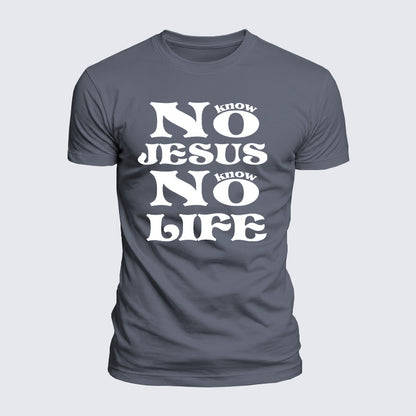 Luxe Mercerized Cotton Tee - No Jesus No Life