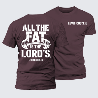 Luxe Mercerized Cotton Tee - All The Fat Is The Lord's