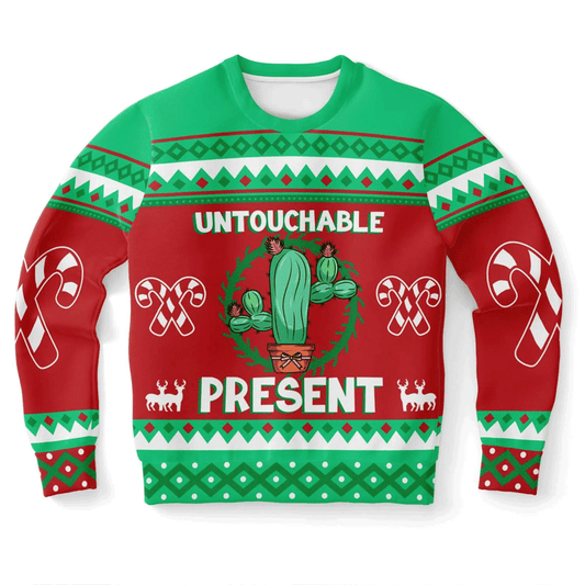 Cactus Untouchable Ugly Christmas Sweater