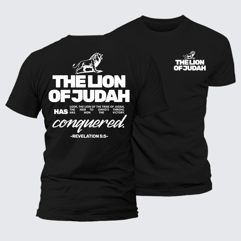 Luxe Mercerized Cotton Tee - The Lion Of Judah