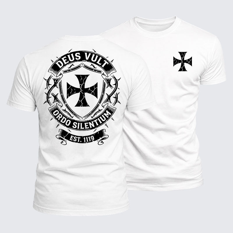Luxe Mercerized Cotton Tee - Deus Vult
