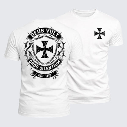 Luxe Mercerized Cotton Tee - Deus Vult