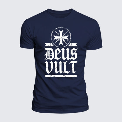 Luxe Mercerized Cotton Tee - Deus Vult
