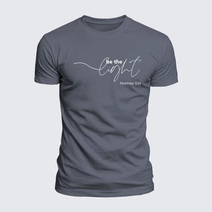 Luxe Mercerized Cotton Tee - Be The Light