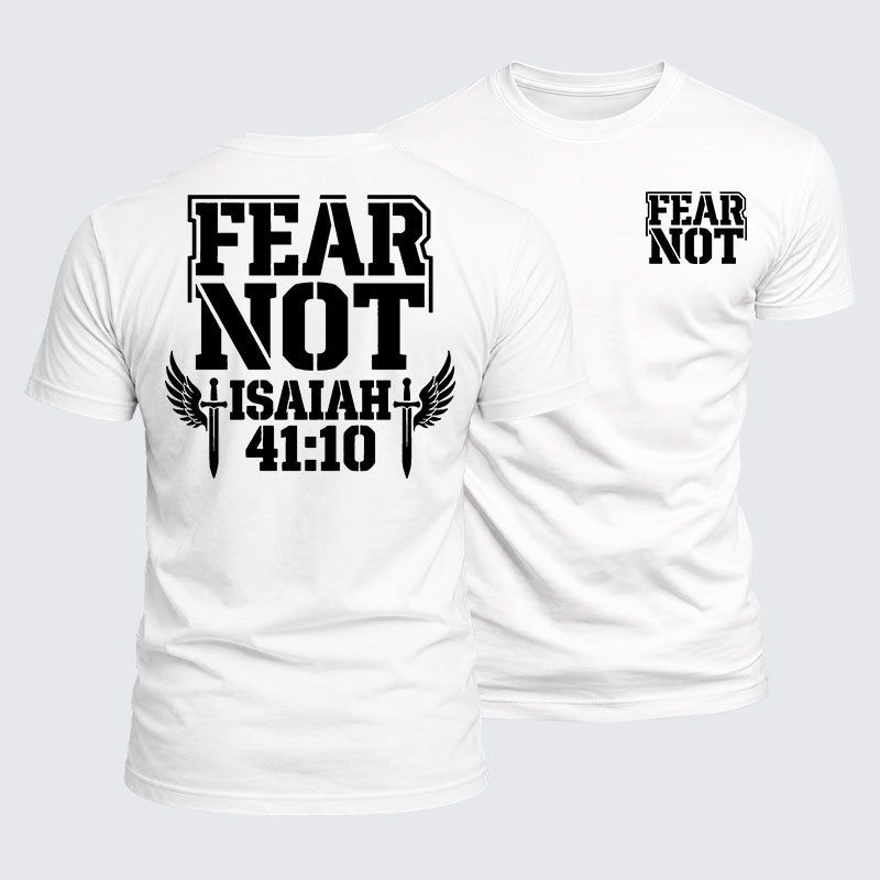 Luxe Mercerized Cotton Tee - Fear Not Isaiah 41:10