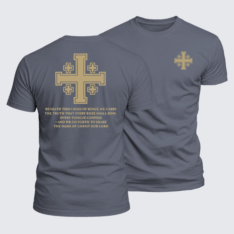 Luxe Mercerized Cotton Tee - Cross of Kings