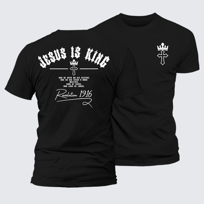 Luxe Mercerized Cotton Tee - Jesus Is King
