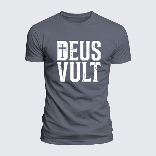 Luxe Mercerized Cotton Tee - Deus Vult