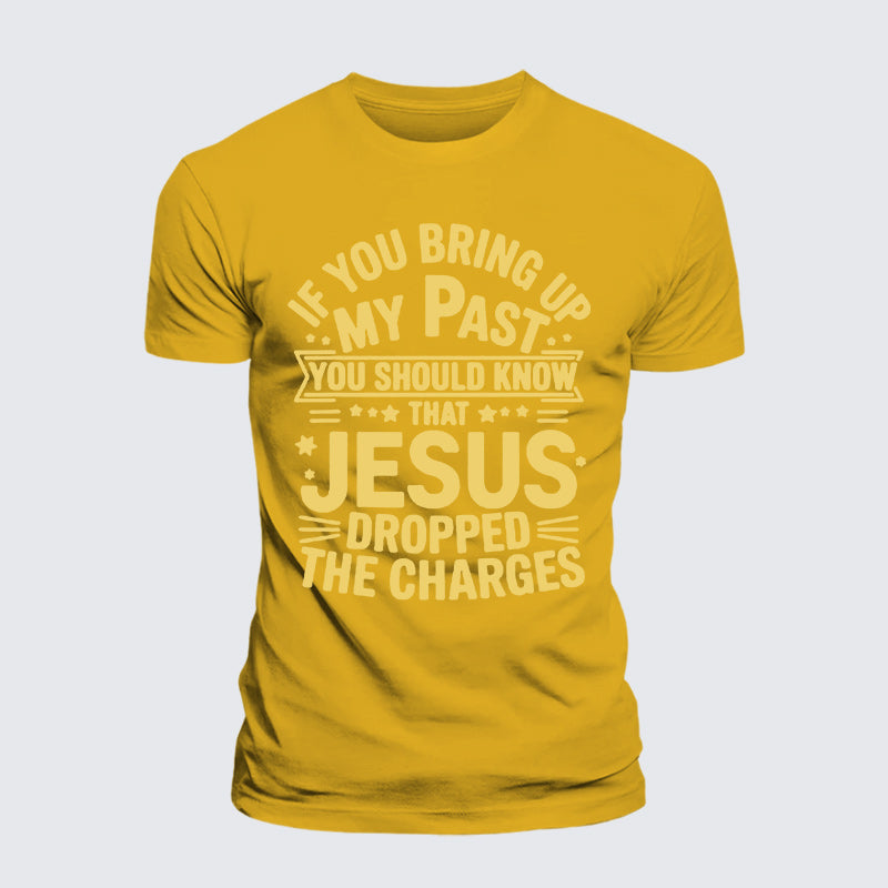 Luxe Mercerized Cotton Tee - Jesus Dropped