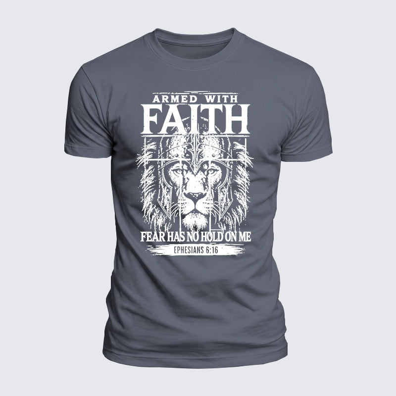 Luxe Mercerized Cotton Tee - Armed With Faith