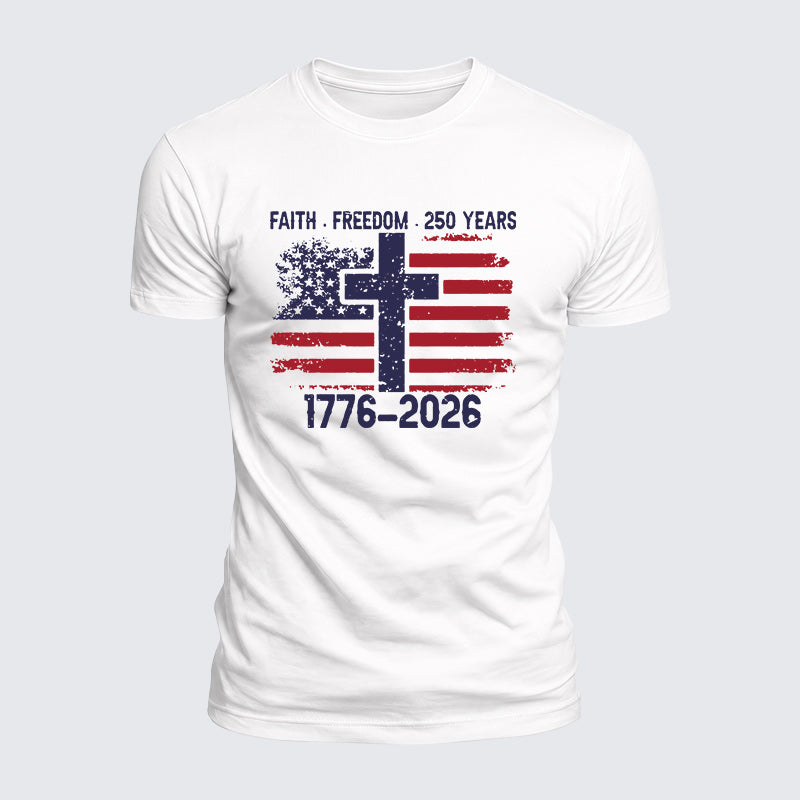 Luxe Mercerized Cotton Tee - Faith Freedom