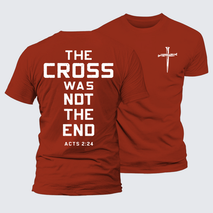 Luxe Mercerized Cotton Tee - The Cross Was Not The End