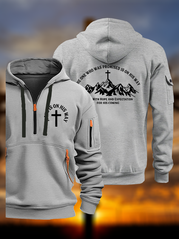 Jesus Is On His Way Jesus God Christian Zipper Hoodies