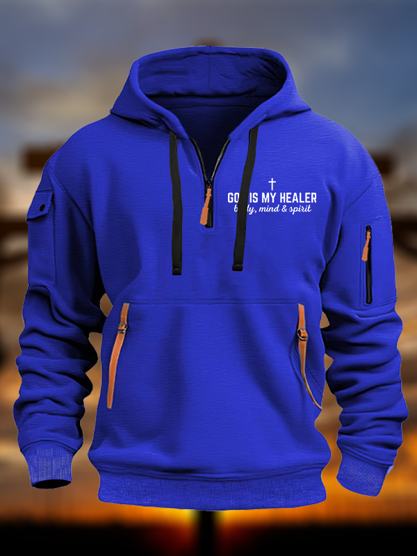 God Is My Healer Jesus God Christian Zipper Hoodies